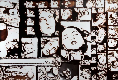 Vik Muniz - O Fenômeno do Êxtase, A Partir de Salvador Dali (Le Phénomène de L'Extase) - Série Chocolate