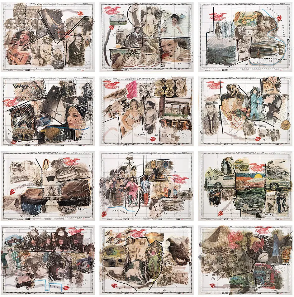 Wesley Duke Lee - Cartografia Anímica (Álbum com 48 fotolitos)