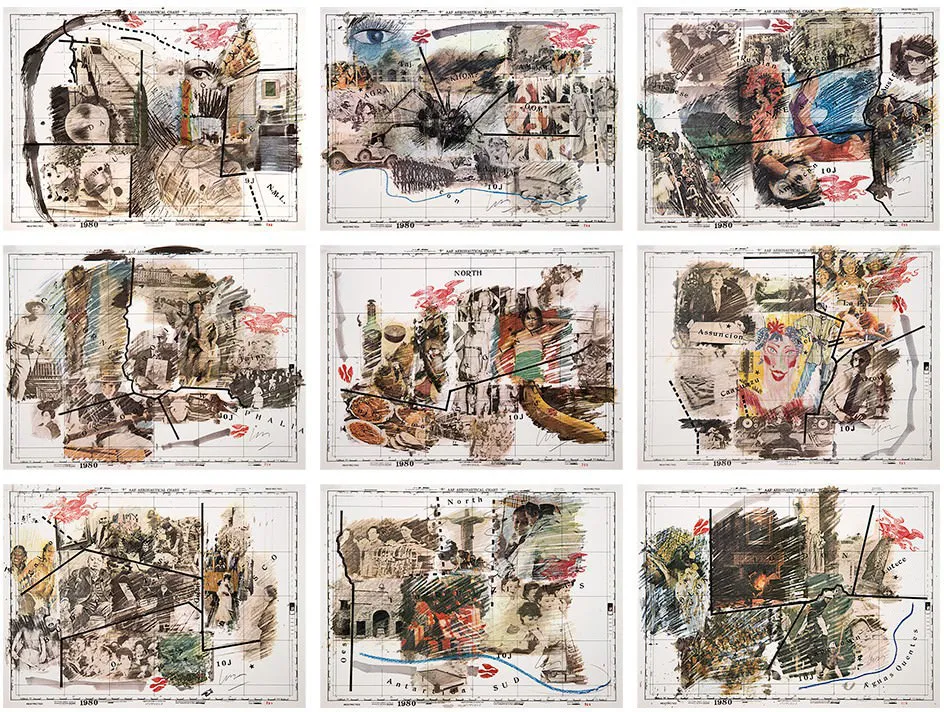 Wesley Duke Lee - Cartografia Anímica (Álbum com 48 fotolitos)
