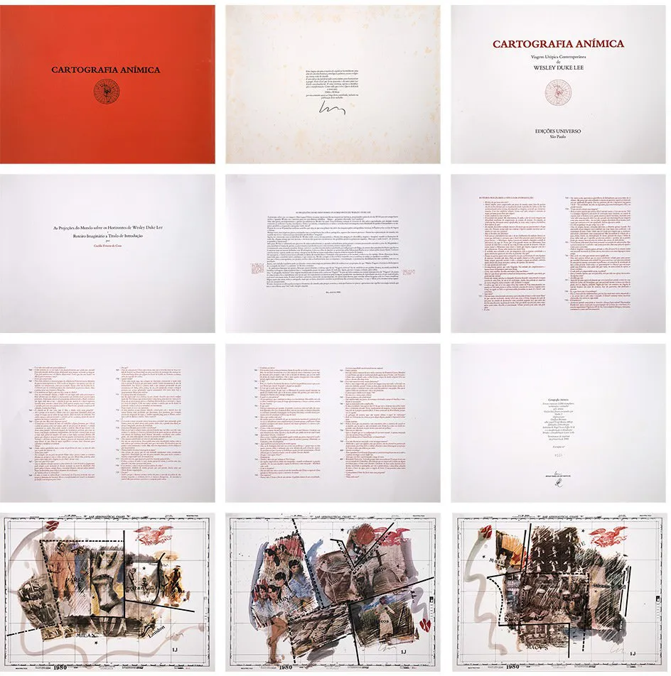 Wesley Duke Lee - Cartografia Anímica (Álbum com 48 fotolitos)