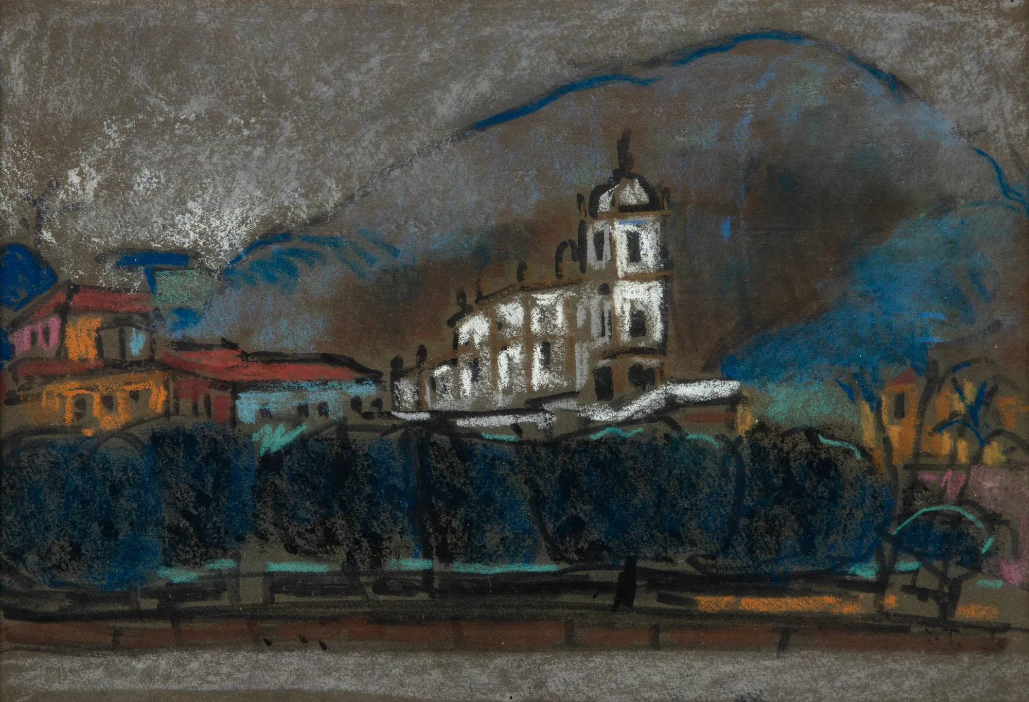 Yoshiya Takaoka - Paisagem com Igreja