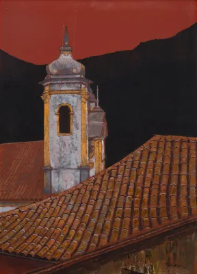 Yuji Tamaki - Paisagem com Igreja