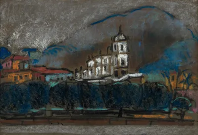 Yuji Tamaki - Paisagem com Igreja